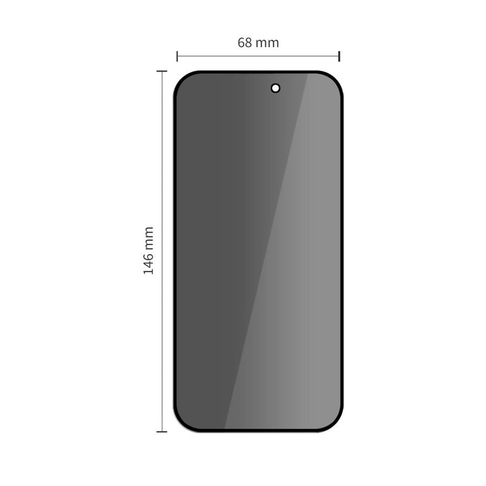 Tech-Protect Glass Spy+ 2-pack privacy glass for iPhone 16 Pro / 17 / 17 Pro