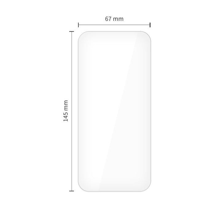 Tech-Protect Easy Set+ 3-pack tempered glass for iPhone 17 - transparent