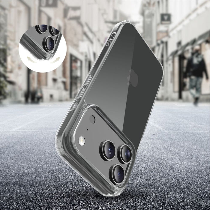 Tech-Protect FlexAir Hybrid Case for iPhone 17 Pro - Clear