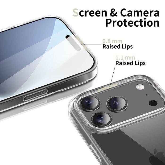 Tech-Protect FlexAir Hybrid Case for iPhone 17 Pro - Clear
