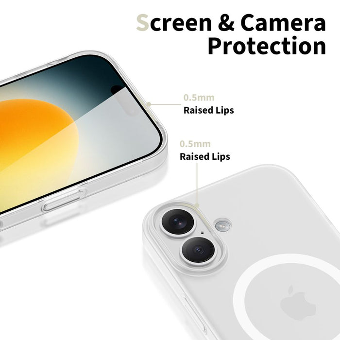 Tech-Protect MagSlim MagSafe case for iPhone 17 - matte white