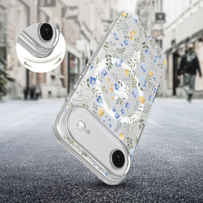 Tech-Protect FlexAir MagSafe Case for iPhone 17 Air - Daisies with Leaves