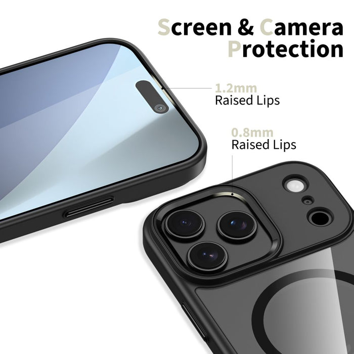 Tech-Protect MagMat MagSafe Case for iPhone 17 Pro - Clear Black