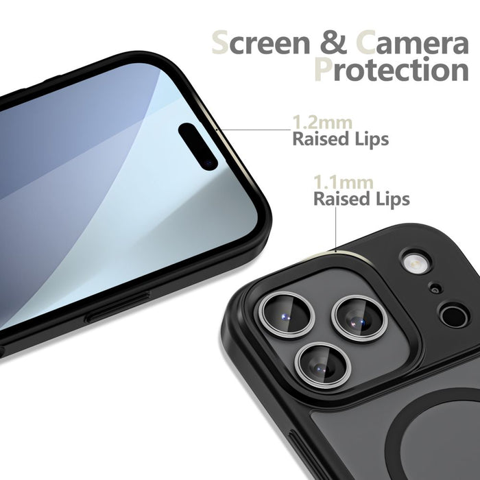 Tech-Protect MagMat XT 4-set MagSafe Case for iPhone 17 Pro Max - Matte Black