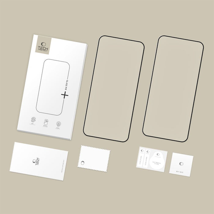 Tech-Protect Glass Fit+ 2-pack tempered glass Xiaomi Redmi 15C / Poco C85 - black