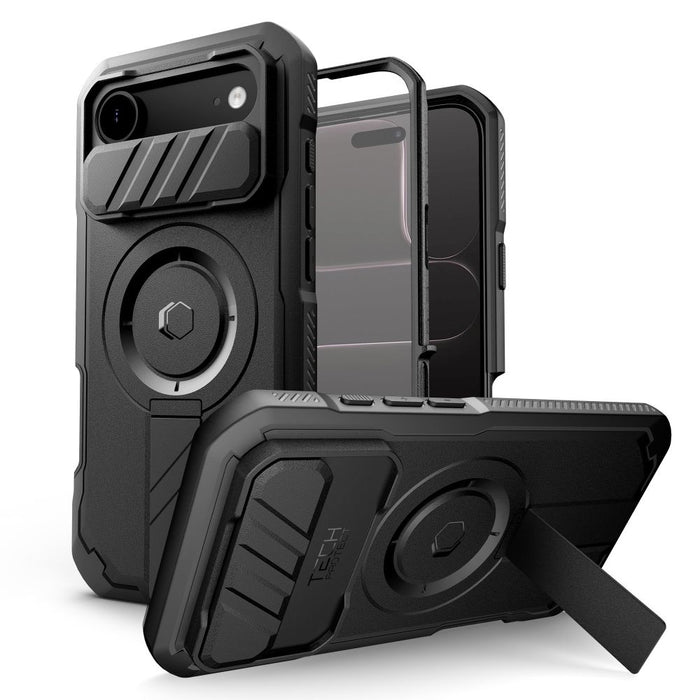 Tech-Protect Kevlar MagSafe Case for iPhone 17 Air - Black