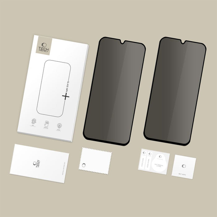 Tech-Protect Glass Spy+ 2-pack Privacy Glass for Samsung Galaxy A16 4G / 5G / A26 5G / A17 4G / 5G