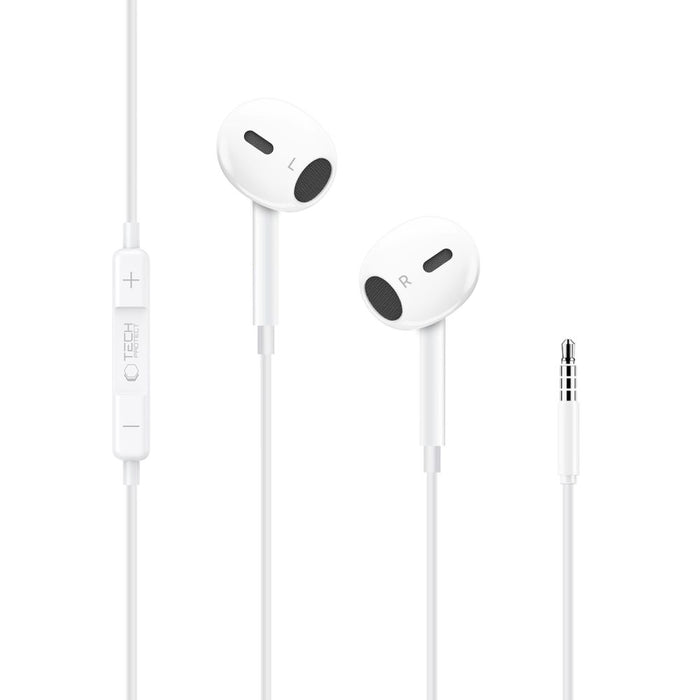 Tech-Protect Ultraboost Core G2 Mini Jack Headphones - White