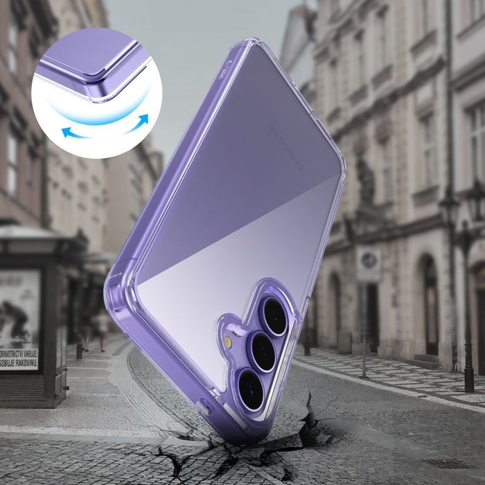 Tech-Protect FlexAir Hybrid Case for Samsung Galaxy S25 FE - Transparent