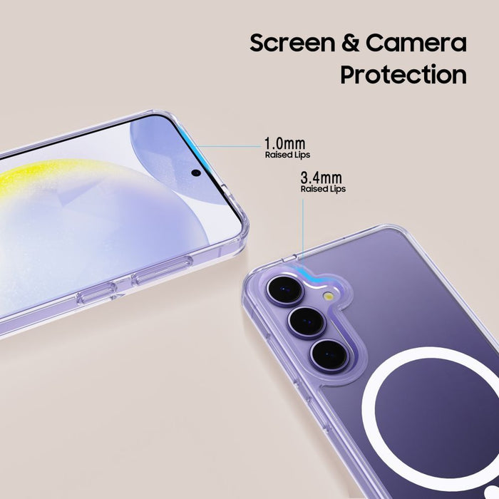 Tech-Protect FlexAir Hybrid MagSafe Case for Samsung Galaxy S25 FE - Transparent