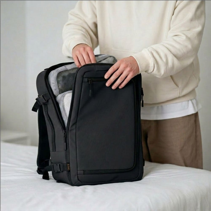 Tech-Protect Defender S50 Backpack for Ryanair &amp; Wizzar, 20L Laptop - Black