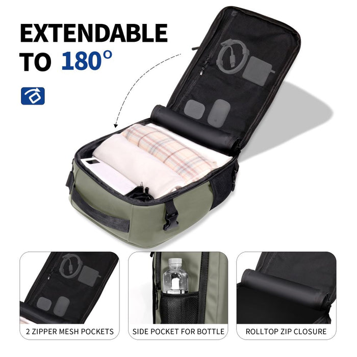 Tech-Protect Defender S50 Backpack for Ryanair & Wizzar, 20L Laptop - Olive