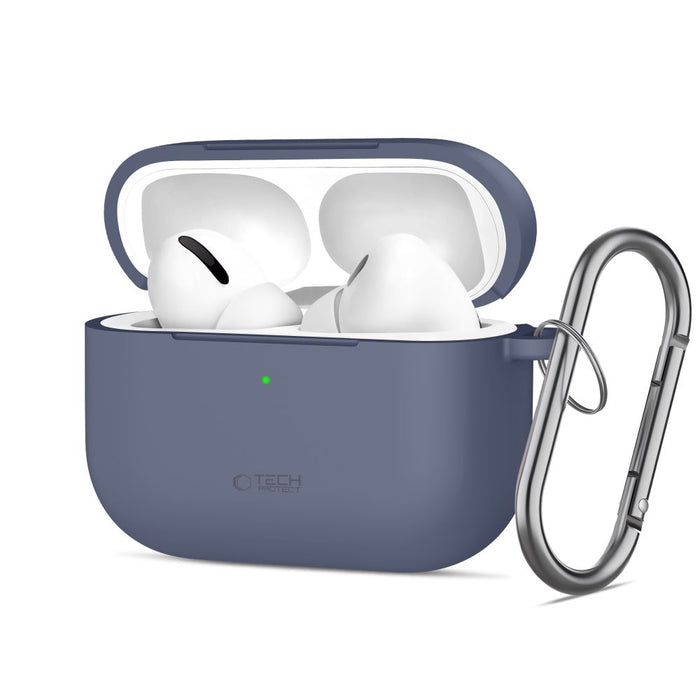 Tech-Protect Silicone Hook Case for AirPods Pro - Blue