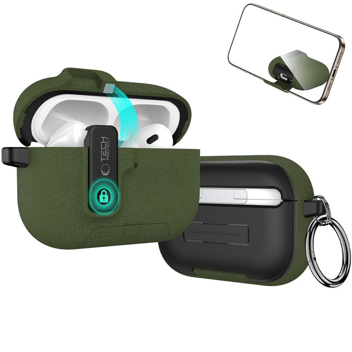 Tech-Protect Slim Hook Case for AirPods Pro 3 - Green