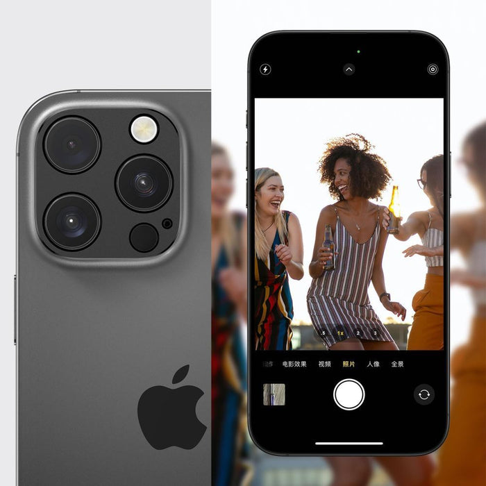 Tech-Protect Camalloy Fit+ Camera Cover for iPhone 17 Pro Max - Silver