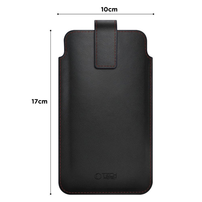 Tech-Protect SM65 case for 6.0-6.9" smartphones - black and red