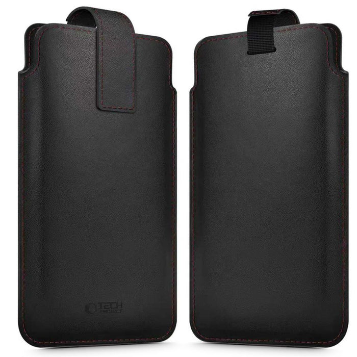 Tech-Protect SM65 case for 6.0-6.9" smartphones - black and red