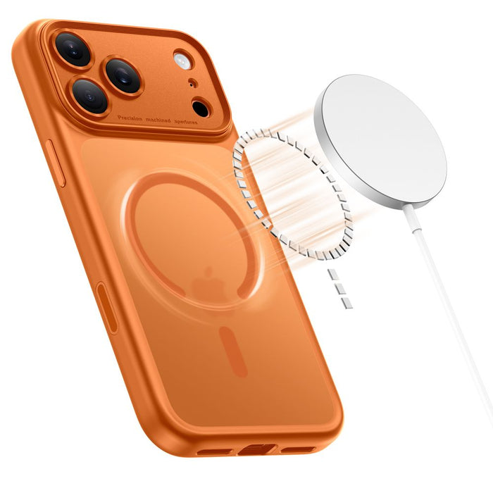 Tech-Protect Magpeak MagSafe CC Case for iPhone 17 Pro - Orange