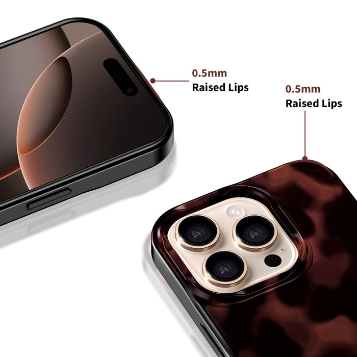 Tech-Protect Lamano MagSafe case for iPhone 16 Pro - black and red