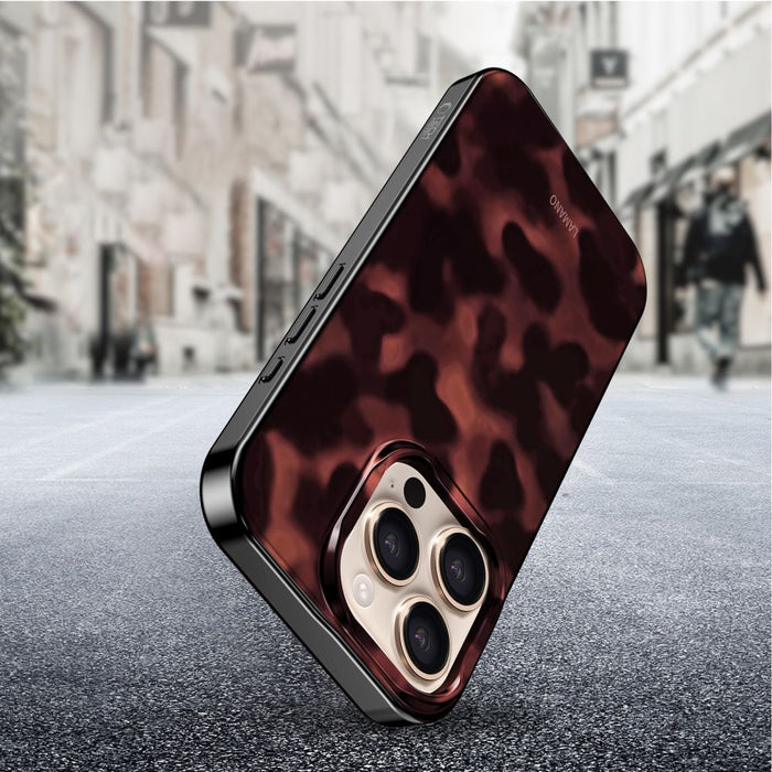 Tech-Protect Lamano MagSafe Case for iPhone 16 Pro Max - Black and Red