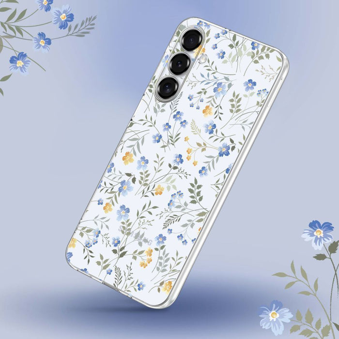 Tech-Protect FlexAir Case for Xiaomi Redmi 15C 173mm / Poco 85C 173mm - Daisies with Leaves