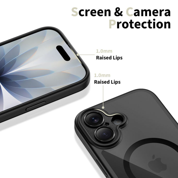 Tech-Protect Magpeak Magsafe CC Case for iPhone 17 - Clear Black