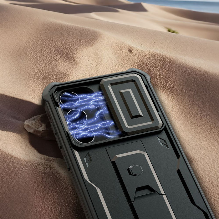 Tech-Protect Kevlar Cam+ Case for Samsung Galaxy S25 FE - Black