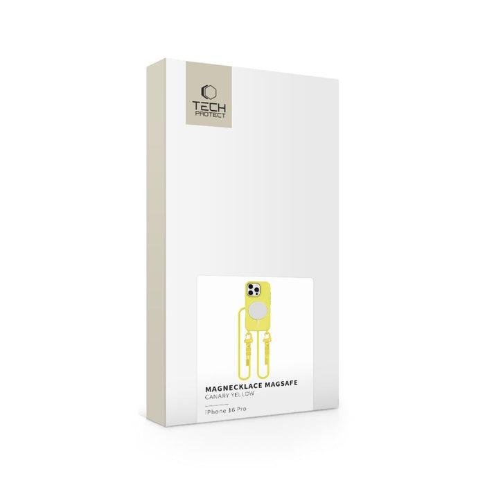 Tech-Protect Magnecklace MagSafe Case for iPhone 16 Pro - Yellow