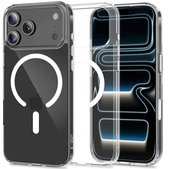 Tech-Protect Flexair Hybrid CC MagSafe Case for iPhone 17 Pro Max - Clear
