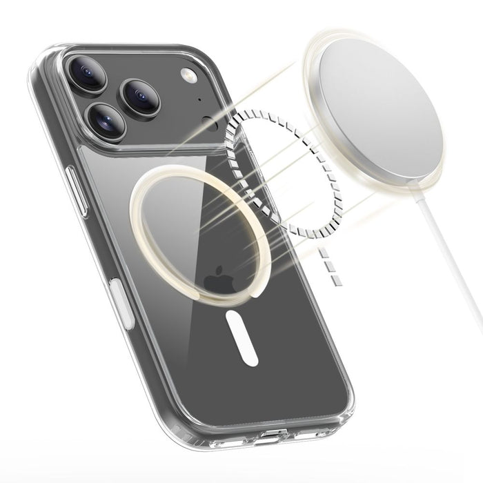Tech-Protect Flexair Hybrid CC MagSafe Case for iPhone 17 Pro Max - Clear