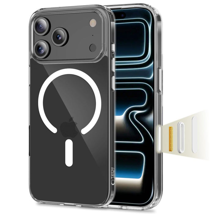 Tech-Protect Flexair Hybrid CC MagSafe Case for iPhone 17 Pro Max - Clear