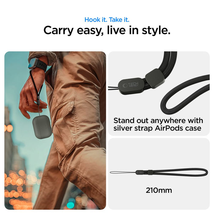 Tech-Protect NaturalFit Case for AirPods Pro 3 - Green