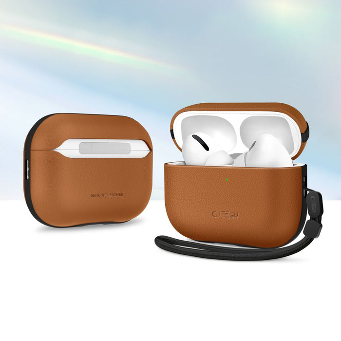 Tech-Protect NaturalFit Case for AirPods Pro 3 - Brown