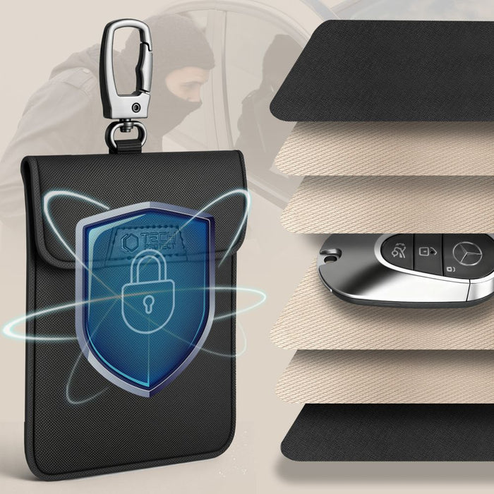 Tech-Protect KLR400 Anti-Theft Car Key Case - Black