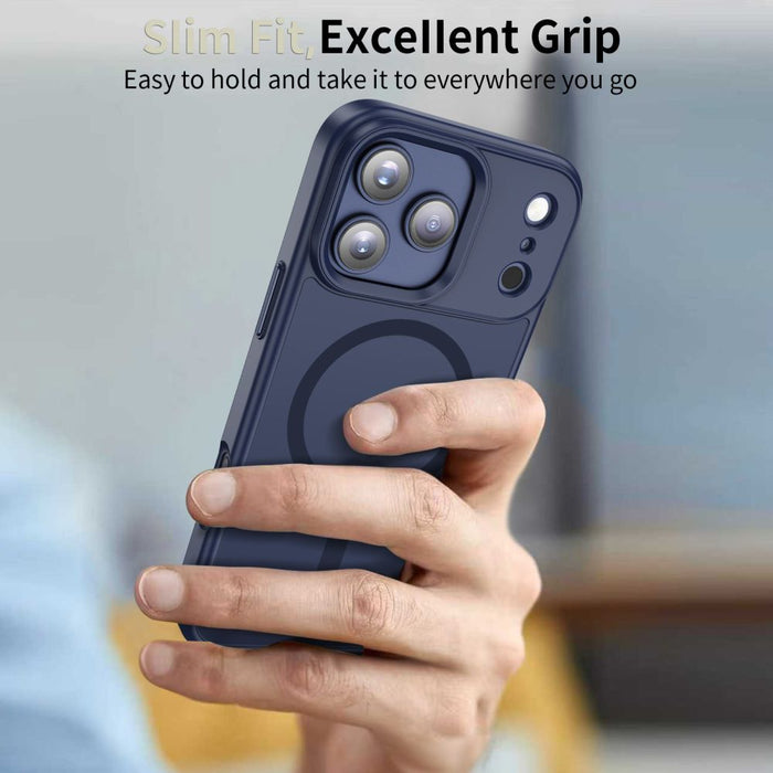Tech-Protect MagMat MagSafe Case for iPhone 17 Pro - Navy Blue