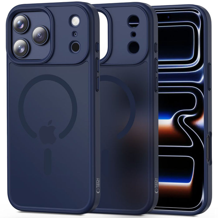 Tech-Protect MagMat MagSafe Case for iPhone 17 Pro - Navy Blue