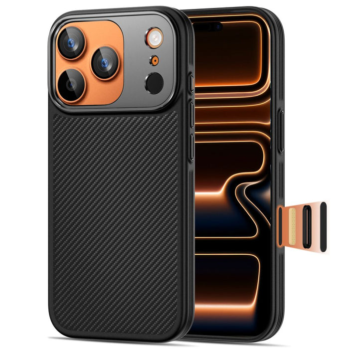 Tech-Protect Kevlar Aramid MagSafe case for iPhone 17 Pro - black