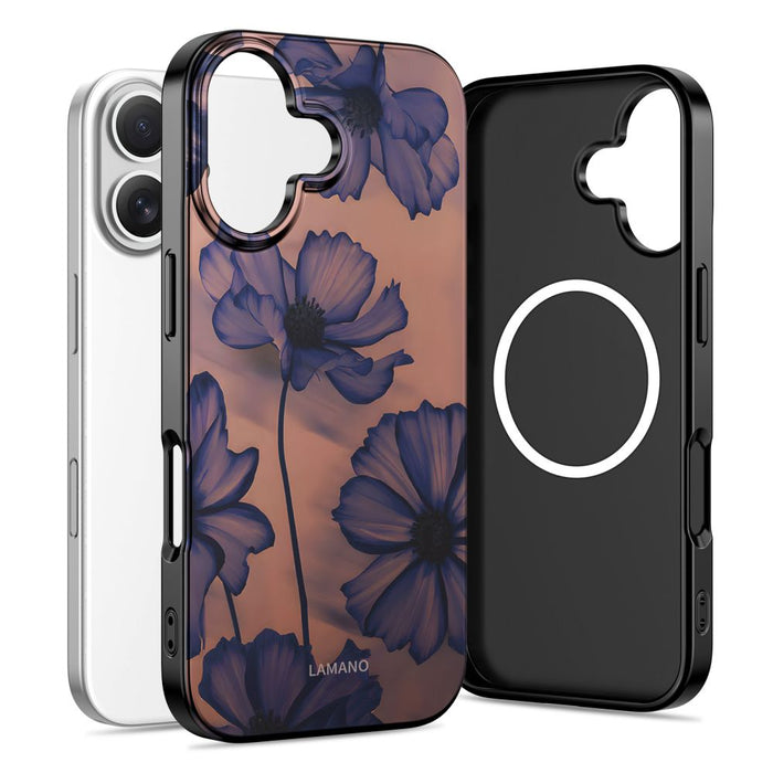 Tech-Protect Lamano MagSafe case for iPhone 17 - brown-purple