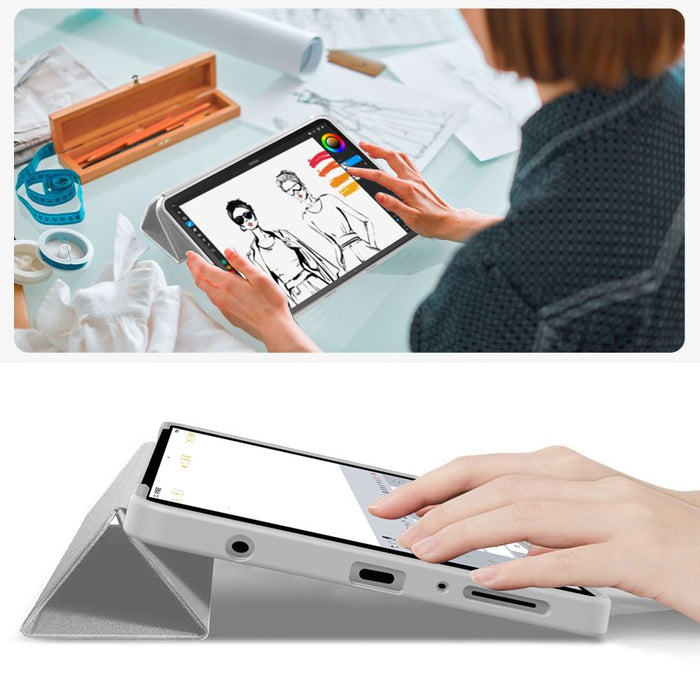 TechProtect SmartCase for Samsung Galaxy Tab A9 / A11 8.7 X110 / X115 / X133 / X135 - Gray