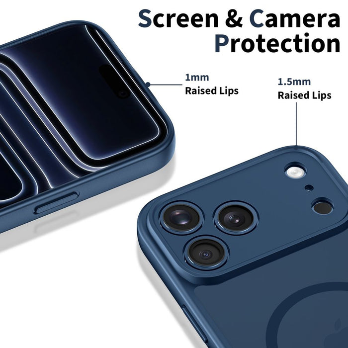 Tech-Protect BasicMag MagSafe Case for iPhone 17 Pro - Navy Blue