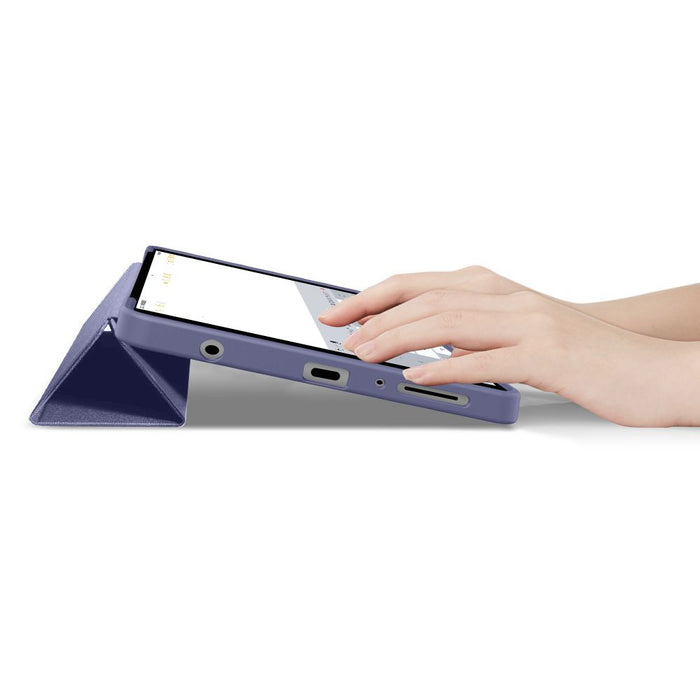 TechProtect SmartCase case for Samsung Galaxy Tab A9 / A11 8.7 X110 / X115 / X133 / X135 - navy blue