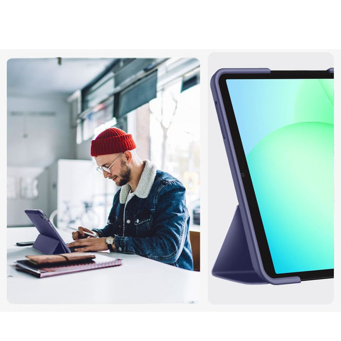 TechProtect SmartCase case for Samsung Galaxy Tab A9 / A11 8.7 X110 / X115 / X133 / X135 - navy blue