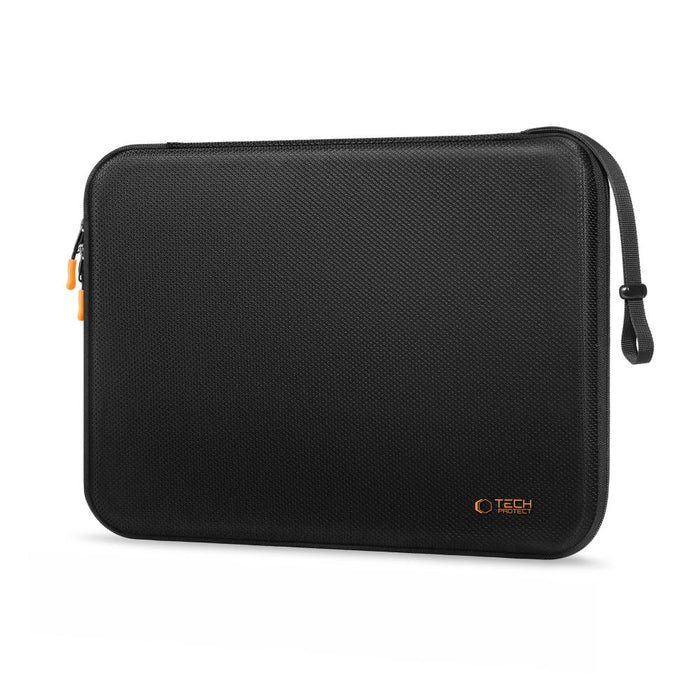 Tech-Protect Hardpouch Laptop Case 13-14 - Black and Orange