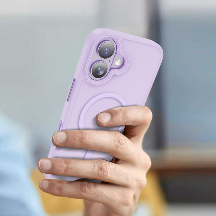 Tech-Protect MagMat MagSafe Case for iPhone 17 - Purple