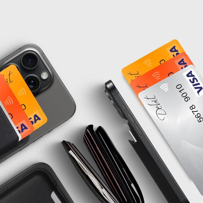 Tech-Protect MagWallet MagSafe Magnetic Wallet for Phone - Orange