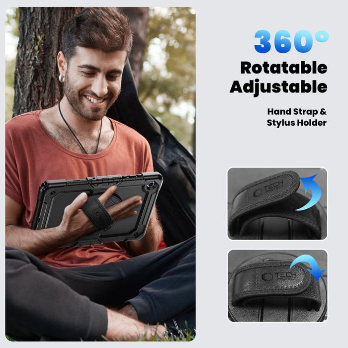 Tech-Protect Solid Case for Samsung Galaxy Tab A9+ / A11+ Plus 11.0 X210 / X215 / X216 / X230 / X235 / X236 - Black