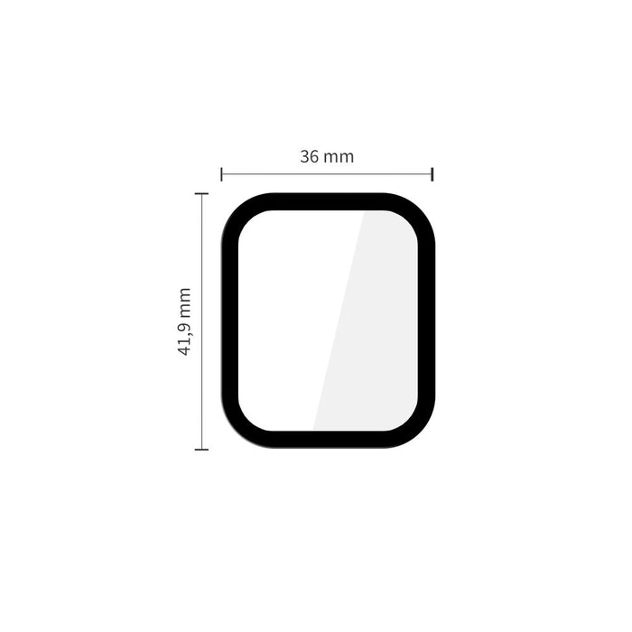 Tech-Protect Glass Flex+ 2-pack for Apple Watch 44mm - black
