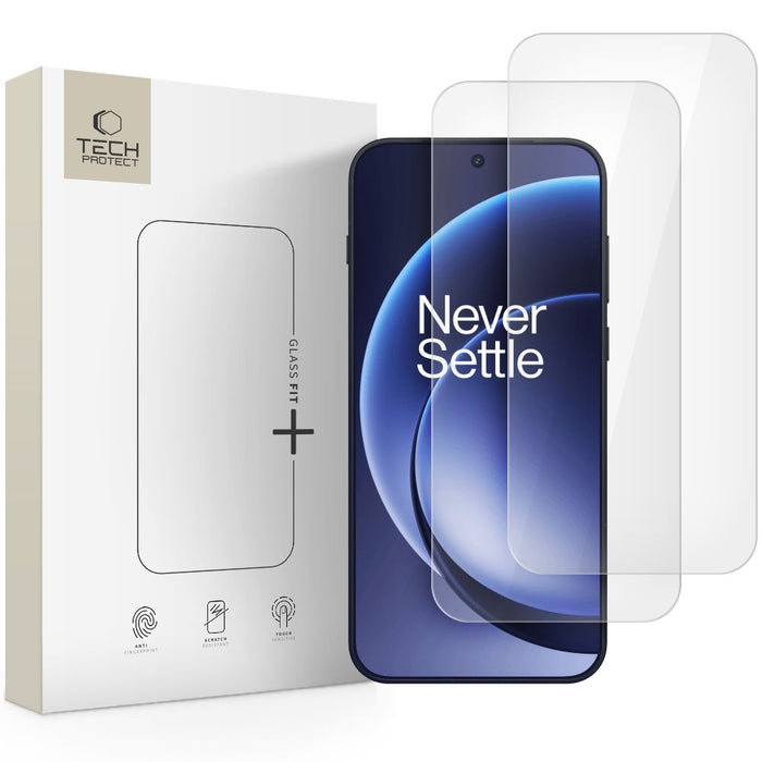 Tech-Protect Glass Fit+ 2-pack tempered glass for OnePlus 15