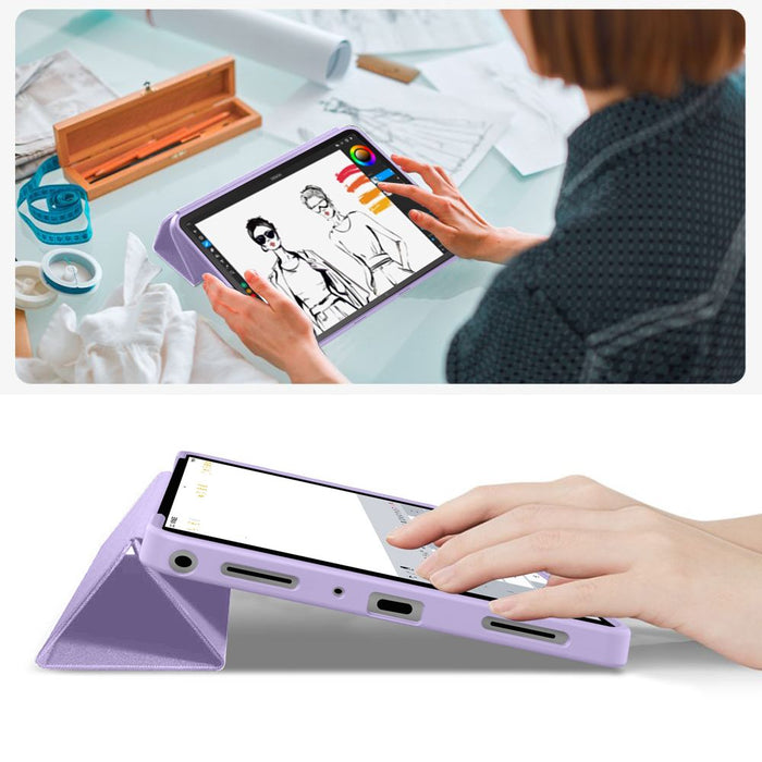 TechProtect SmartCase for Samsung Galaxy Tab A9+ / A11+ Plus 11.0 X210 / X215 / X216 / X230 / X235 / X236 - Purple