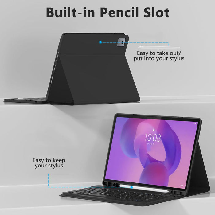 Tech-Protect SC Pen Case for Lenovo Idea Tab Plus 12.1 TB-361 - Black